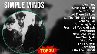 S i m p l e M i n d s MIX Songs Collection ~ 1970s Music ~ Top Dance-Rock, New Wave, College Roc...
