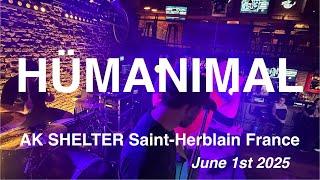 HÜMANIMAL – Full Live Concert 4K @ AK Shelter, Saint-Herblain, France – June 1st, 2025
