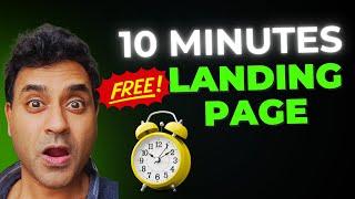 Create Your FREE Landing Page in 10 Minutes with Systeme.io - Step by Step Tutorial