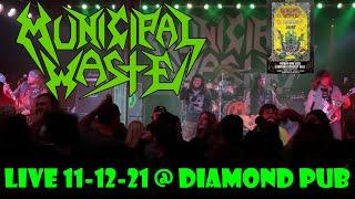 MUNICIPAL WASTE Live @ Diamond Pub Concert Hall FULL CONCERT 11-12-21 Louisville KY 60fps