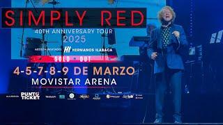 Noche mágica con SIMPLY RED ✨ | 40 Años de Música – Concierto Completo en Chile 5 de Marzo 2025