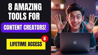Get Your Lifetime Access to These 8 Game-Changing Tools for Content Creators!