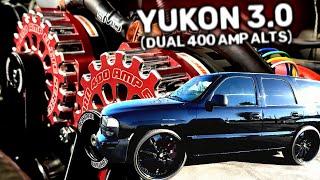 800 Amps on tap ⚡ Dual Alternators + New Banks Air Intake Father & Son GMC Yukon 3.0 System Install