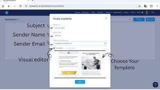 How to Send a Newsletter in Systeme.io (Classic Editor Tutorial)