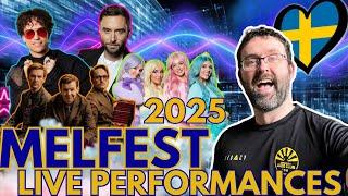 ???????? Melfest FINAL: ALL Performances REACTION & ANALYSIS! ???????? | Sweden???????? | Eurovision