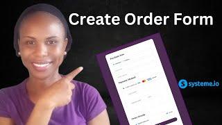 How to Create an Order Form in SYSTEME.IO-Payment Connection