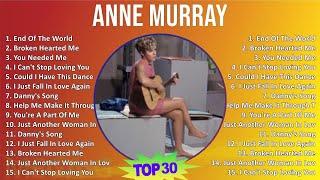 A n n e M u r r a y 2024 MIX Best Hits T11 ~ 1960s Music ~ Top Country-Pop, Adult, Country, Soft...