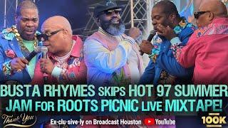 Roots Picnic 2023: BUSTA RHYMES FULL SET, Calls BLACK THOUGHT His FAVORITE RAPPER, Steals the Show!